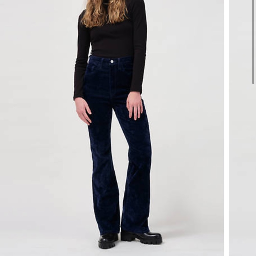 Levi’s Blue Velvet Ribcage Bootcut